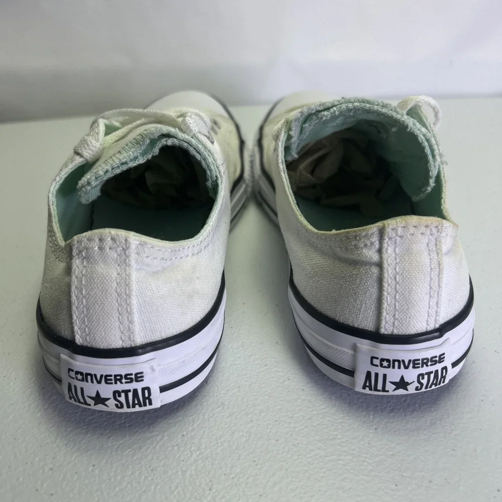 Converse All Star Low Mint Green Youth Size 4 Women's Size 6 Pastel Canvas Ox